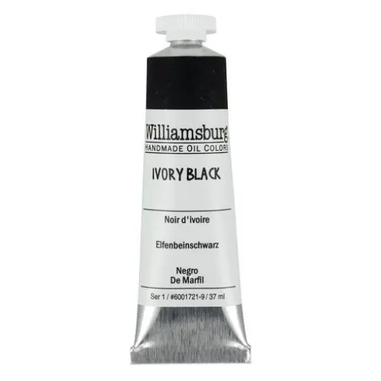 Williamsburg&reg; Artist Oil Colors, 37mL Ivory Black {1}