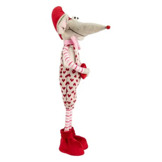 21" Standing Plush Boy Mouse Valentine's Day Figure {5}