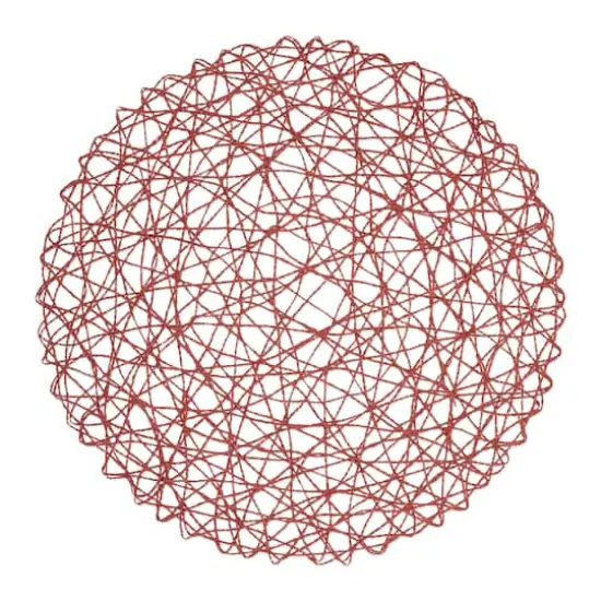 DII&reg; Woven Paper Round Placemats, 6ct. Spice {4}