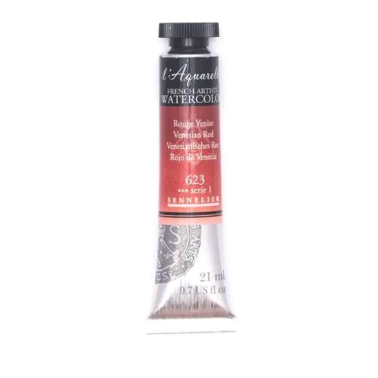 Sennelier French Artists' Watercolor, 21mL 623 Venetian Red S1 {1}