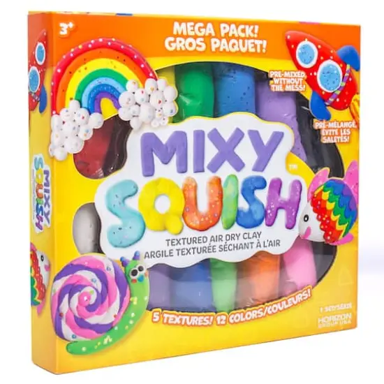 Mixy Squish Air Dry Clay Mega Pack {4}