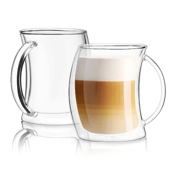 JoyJolt&reg; Caleo Double Wall Latte Glasses, 4ct. {4}