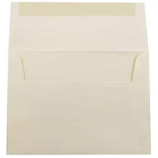 JAM Paper A6 Strathmore Invitation Envelopes, 50ct. Ivory Wove {4}