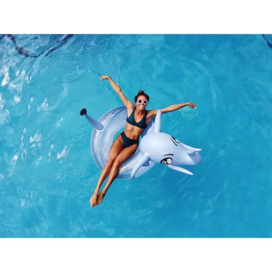 PoolCandy Glitterfied&reg; Elephant Jumbo Pool Tube {4}