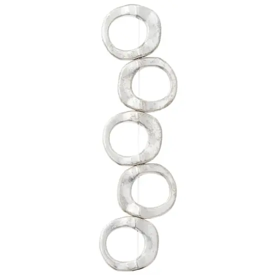 Silver Metal Loop Frame Beads, 16mm by Bead Landing&trade; {1}