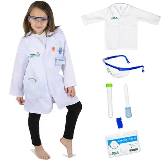 Bintiva Scienctist Explorer Gardening Dress Up & Drama Play Trunk Set {6}