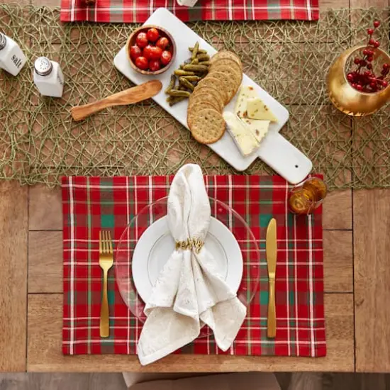 DII&reg; Tartan Plaid Placemat (Set Of 6) {3}