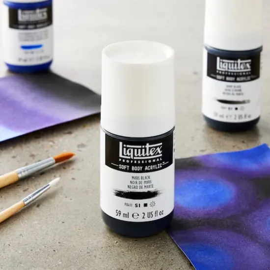 Liquitex&reg; Professional Soft Body Acrylic Bottle, 2oz. Mars Black {3}