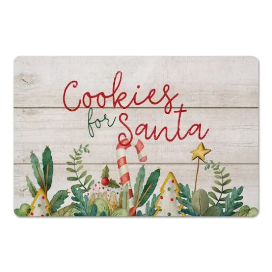 Cookies For Santa Floor Mat {1}