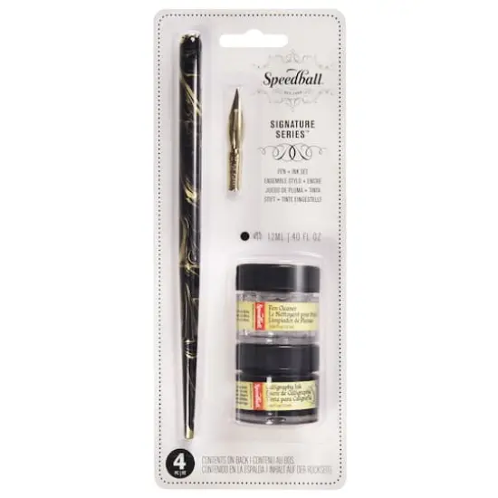 Speedball&reg; Signature Series&trade; Calligraphy Pen & Ink Set {1}
