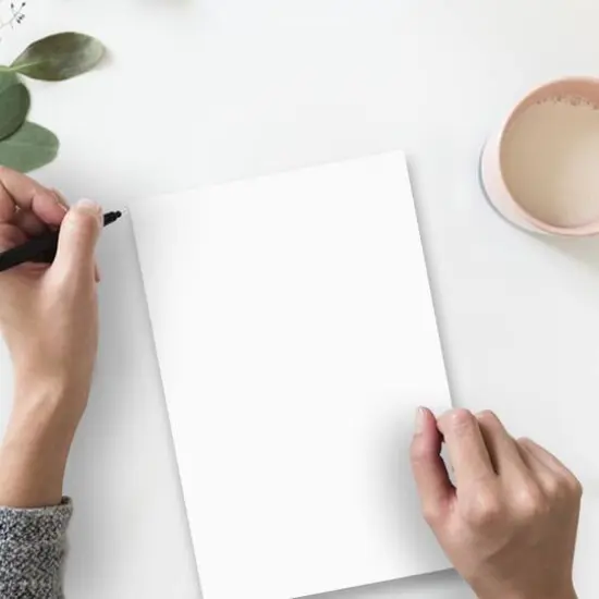 JAM Paper Bright White Wove 8.5" x 11" Extra Heavy Weight 130lb. Strathmore Cardstock {3}