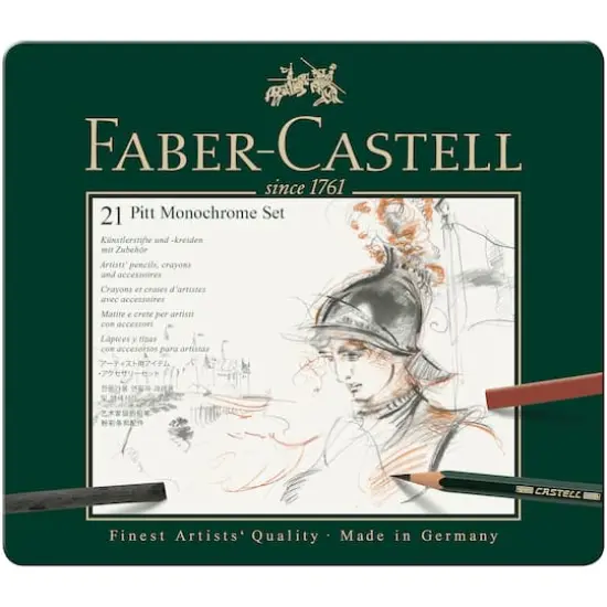 Faber-Castell Pitt 21 Color Monochrome Pencil Set {1}