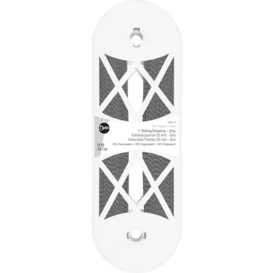 Dritz&reg; Polypro Belting for Straps and Handles, 1'' x 15yd. Gray {1}
