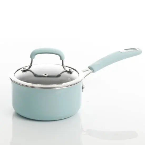 Kenmore&reg; Elite Andover 10-Piece Glacier Blue Nonstick Aluminum Cookware Set {7}