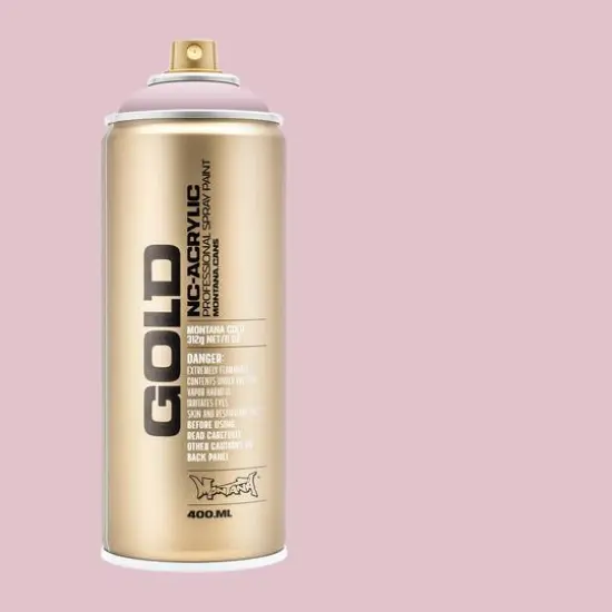 Montana&trade; Gold Acrylic Professional Spray Paint G4000 Pale Pink {4}