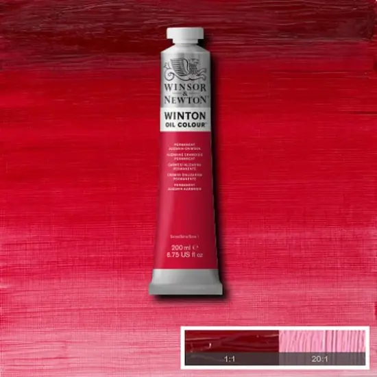 Winsor & Newton&trade; Winton 6.75oz. Oil Colour&trade; Paint Permanent Alizarin Crimson {3}