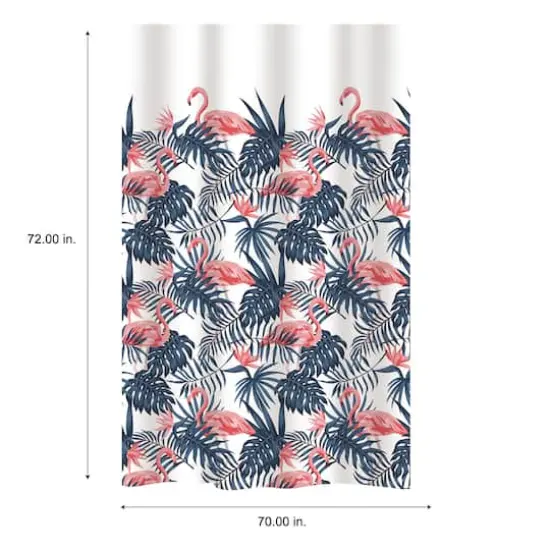 Bath Bliss Flamingo Design Shower Curtain {5}