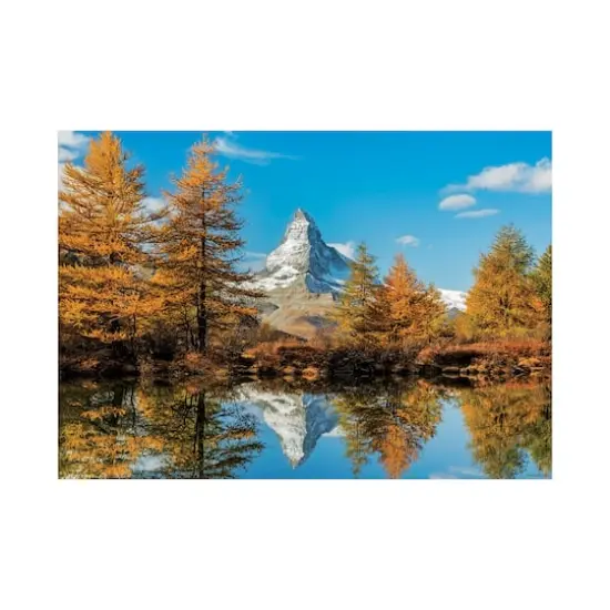 Matterhorn Mountain in Autumn 1,000 Piece Jigsaw Puzzle {3}