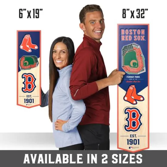 MLB 6" x 19" 3D StadiumView Banner Boston Red Sox {9}