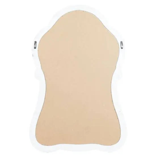 31" White Wood Vintage Chalkboard Wall Decor {6}