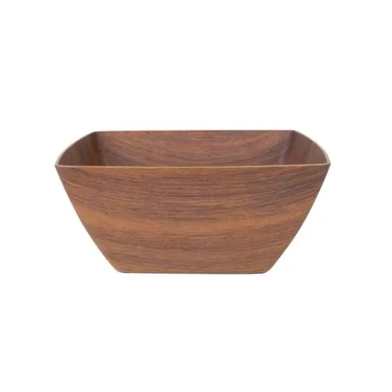 Luxe Party Mahogany Collection Large 9" Square Serving Bowl {7}