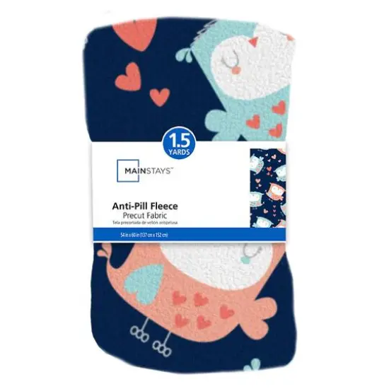 Camelot Fabrics Owl Fleece Precut Set {1}