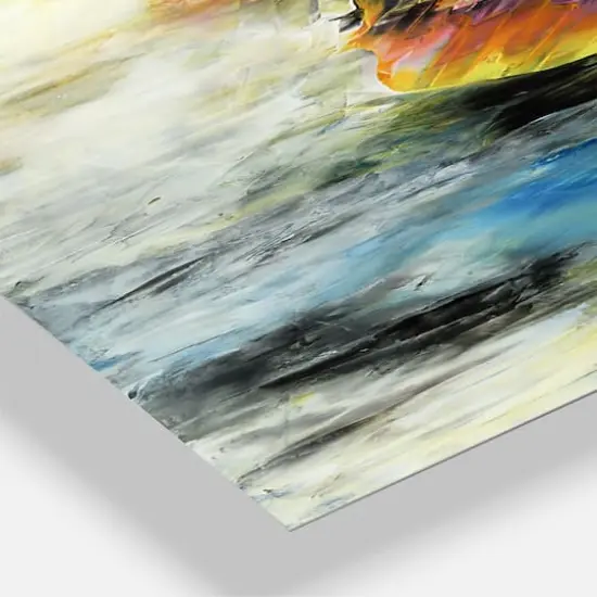 Designart 'Follow Your Dreams Large Modern Multipanel Wall Clock {4}