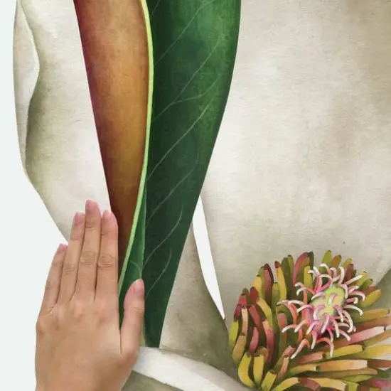 RoomMates Vintage Magnolia Peel & Stick Giant Wall Decals {7}