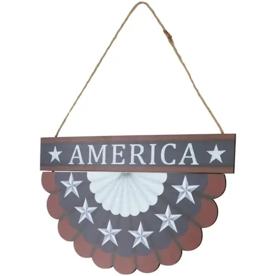 11.75" Red, White & Blue America Wall Bunting Patriotic Hanging Accent {5}