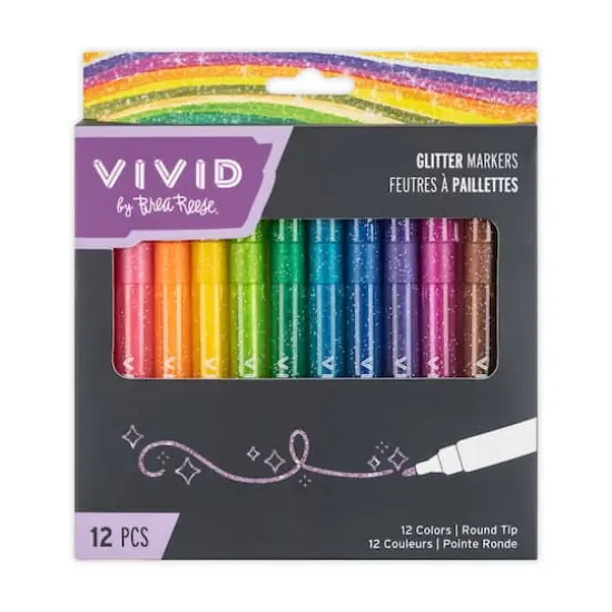 VIVID by Brea Reese&reg; Glitter Markers Set {1}