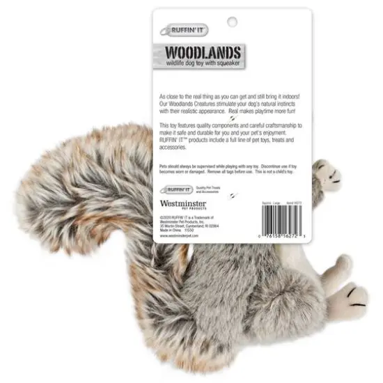 Ruffin' It&trade; Large Squirrel Woodlands Plush Dog Toy {4}