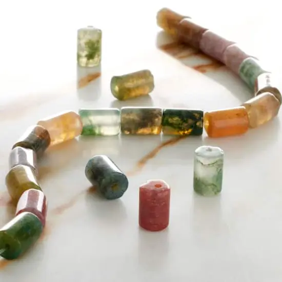 Fancy Jasper Tube Beads, 8mm by Bead Landing&trade; {3}