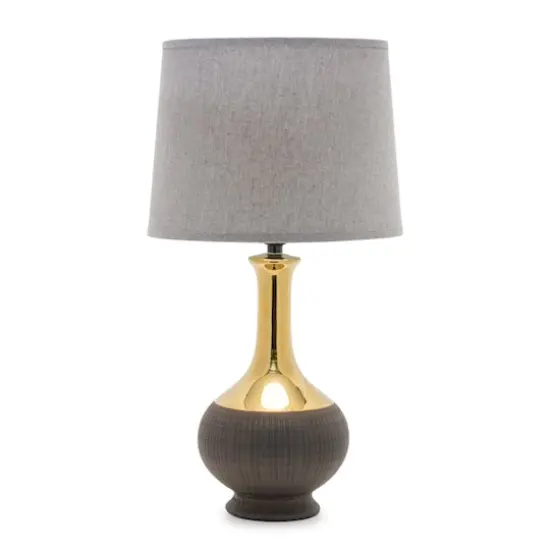 22" Two-Tone Ceramic Lamp {3}