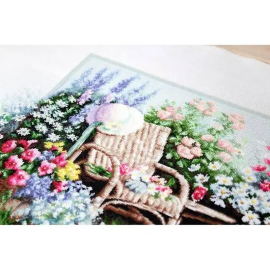 Luca-s Blooming Garden Counted Cross Stitch Kit {4}