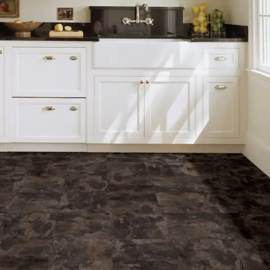 FloorPops Brownstone Peel & Stick Floor Tiles {9}
