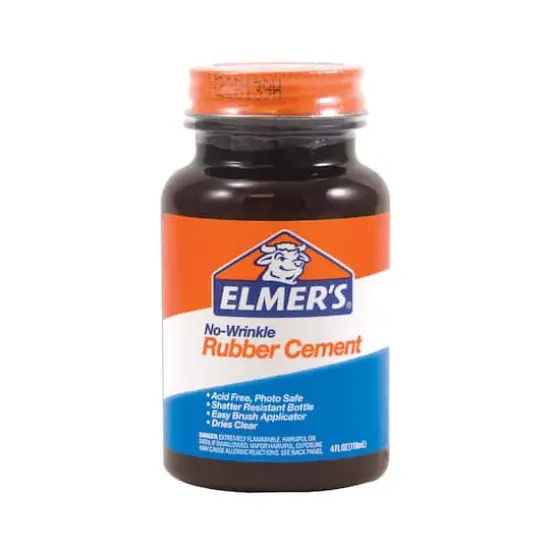Elmer's&reg; 4oz. Rubber Cement with Applicator, 6ct. {1}