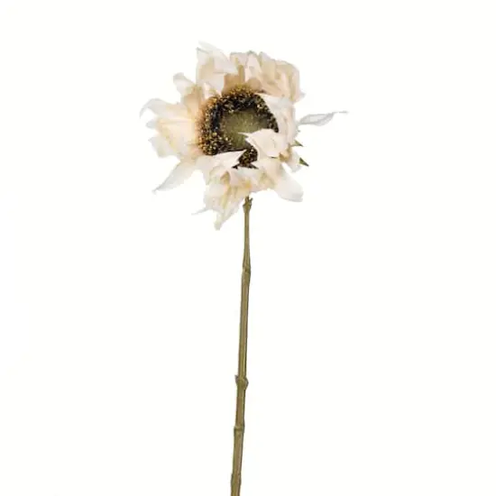 Ivory Sunflower Stem, 4ct. {1}