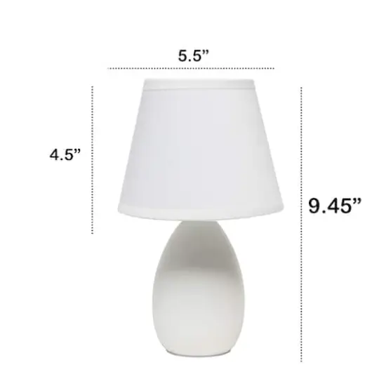 Creekwood Home Nauru 9.5" Petite Oblong Table Lamp {4}