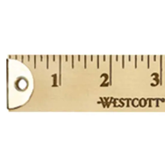 Westcott&reg; Yardstick with Brass Ends {5}