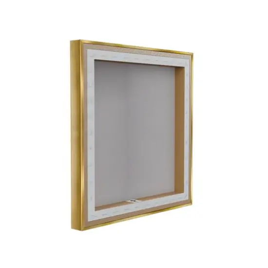 Stupell Industries St Patrick's Day Clover Love Floater Framed Art Gold {5}