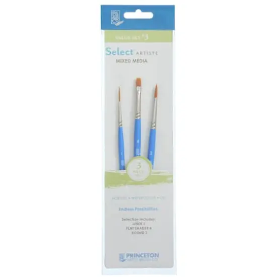 Princeton&trade; Select&trade; Artiste Series 3750 #3 Brush Set {1}