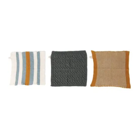 Hello Honey&reg; Multicolor Cotton Knit Dish Towel Set {1}
