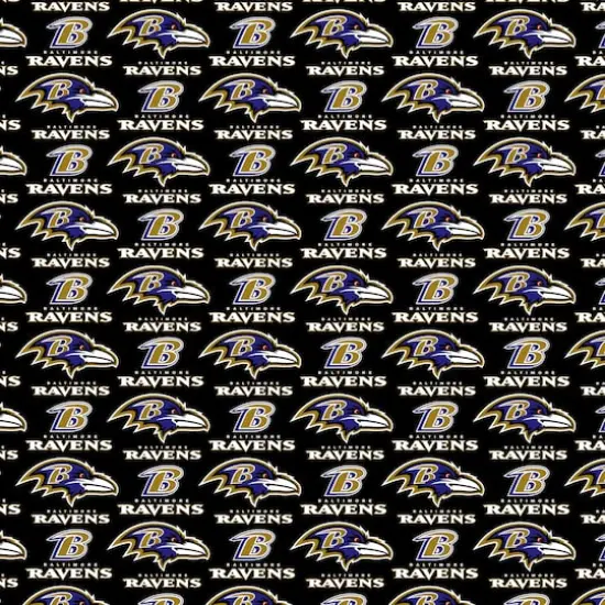 NFL Baltimore Ravens Cotton Fabric {1}