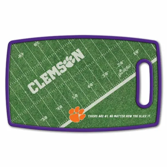 College Retro Series Cutting BoardClemson Tigers {4}