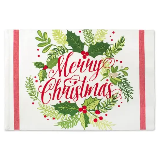 DII&reg; Merry Christmas Print Placemats, 6ct. {5}