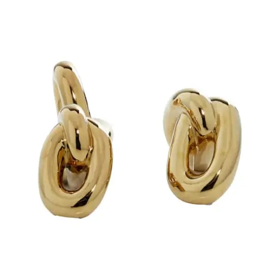 CosmoLiving by Cosmopolitan Gold Porcelain Glam Chain Sculpture Set {4}