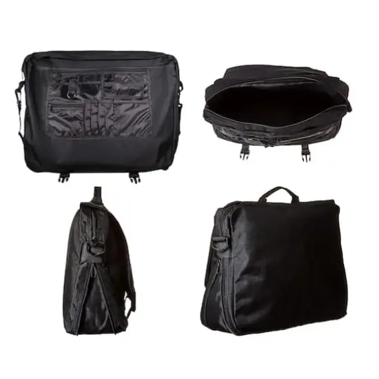 Pro Art&reg; Black 19" x 15" Art Supply Messenger Bag {4}