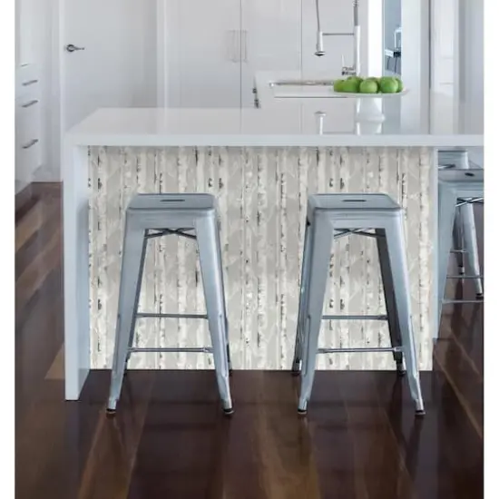 InHome Birchdale Gray Peel & Stick Wallpaper {4}
