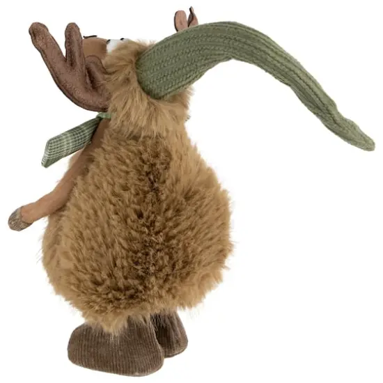 13" Whimsical Moose Gnome Christmas Figurine {5}