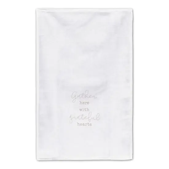 Gather Grateful Hearts Tea Towel Set {5}